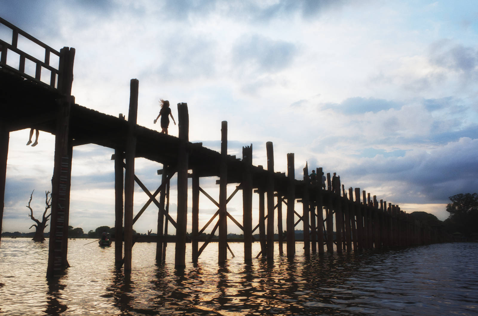 Sunset at U Bein bridge